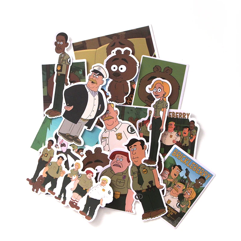Patchfan 19 шт. Brickleberry мультфильм винтажные Переводные картинки Скрапбукинг дети для DIY телефон ноутбук мотоцикл водонепроницаемые наклейки A1897