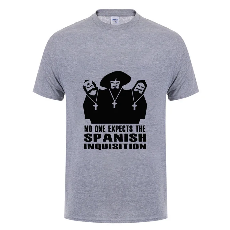 Футболка с коротким рукавом Nobody needs The Spanish Inquisition хлопковая футболка для мужчин и