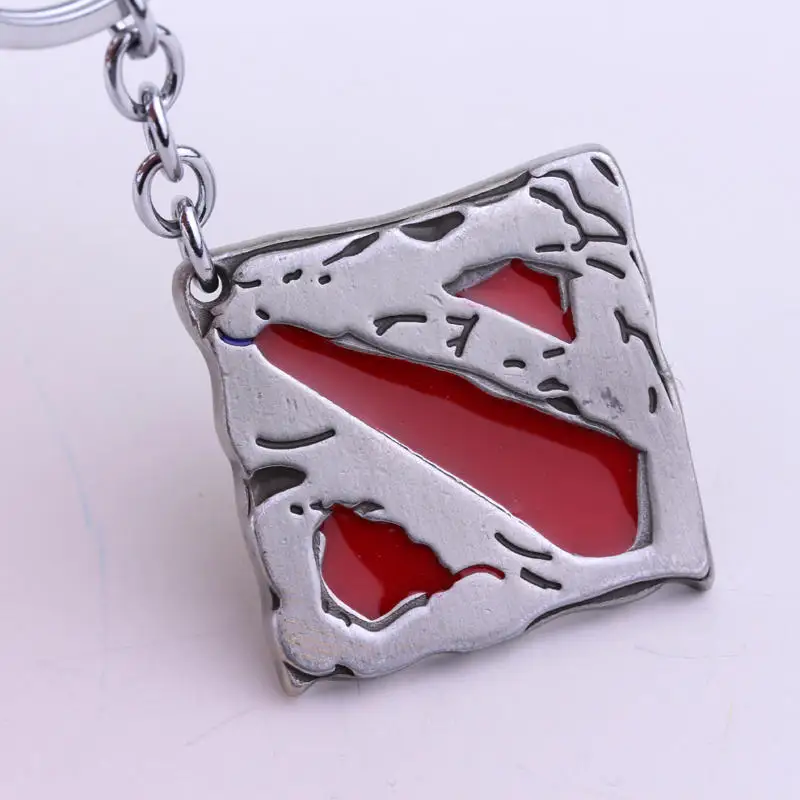 dongsheng New Accessories DOTA 2 Logo Metal Pendant Keychains Key Chain Ring Keyring Cosplay Jewelry for Women Men -50 | Украшения и