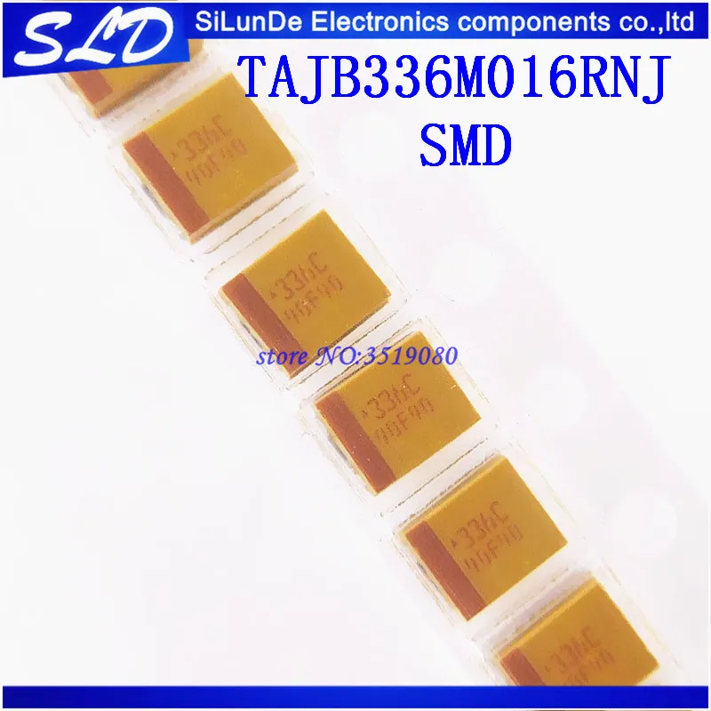 Бесплатная доставка 50 шт./лот Тайбер 336m016rnj 33 мкФ 20% 16v Тип B 3528 SMD новая и