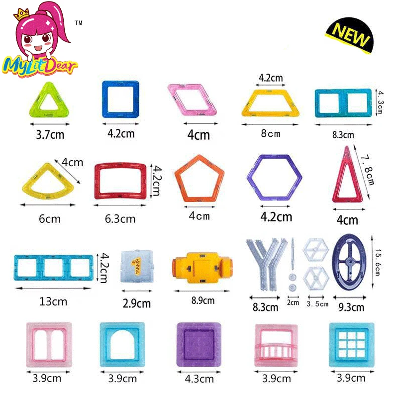 

128pcs/184pcs/set Creative Magnetic toy Design Blocks Child intelligence educational magnetic toys stick favorite gift block toy
