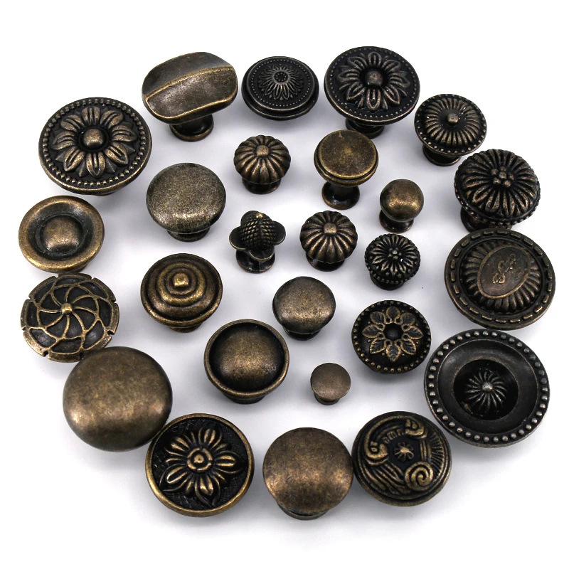 1x антикварные ручки для мебели винтажные ящиков шкафов дверей буфетов и ручек