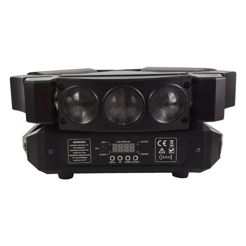 SZB Мини Новый светодиодный 9x10 Вт паук RGBW 16/48CH DMX сцсветильник свет s Dj движущийся