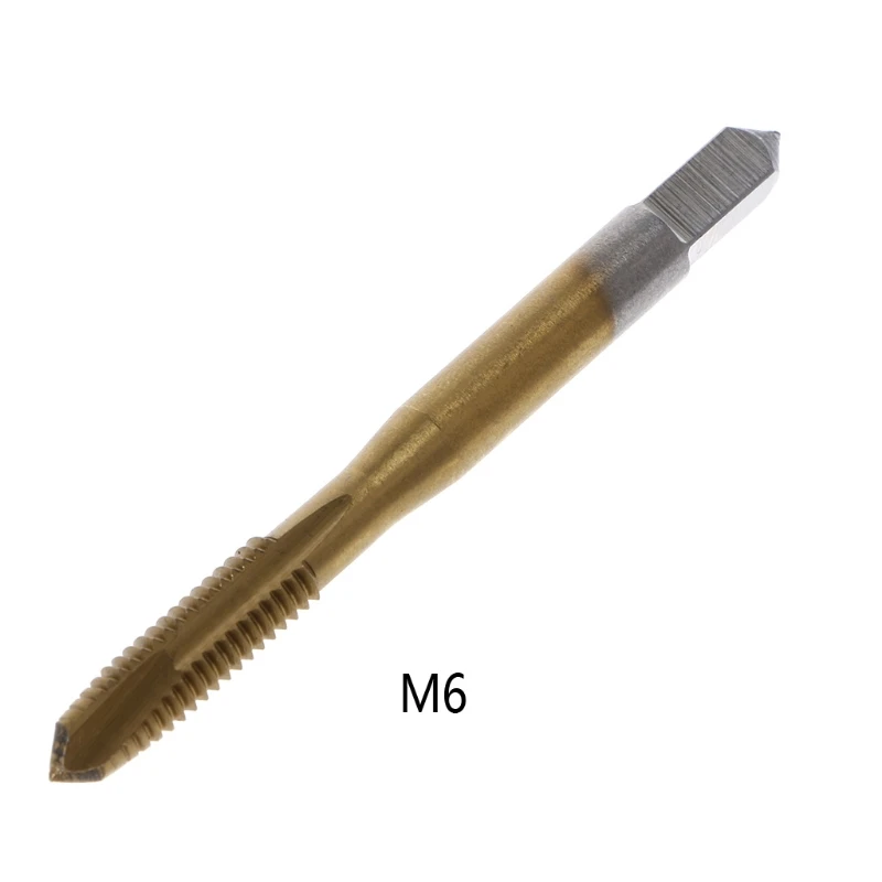 M2/M2.5/M3/M3.5/M4/M5/M6 HSS Метрическая прямая флейта резьба Винт кран штекер кран