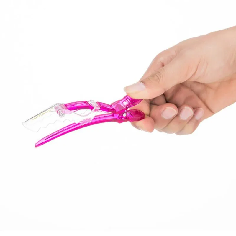 2 шт./лот зажим для волос с кристаллами крокодила Профессиональный инструмент