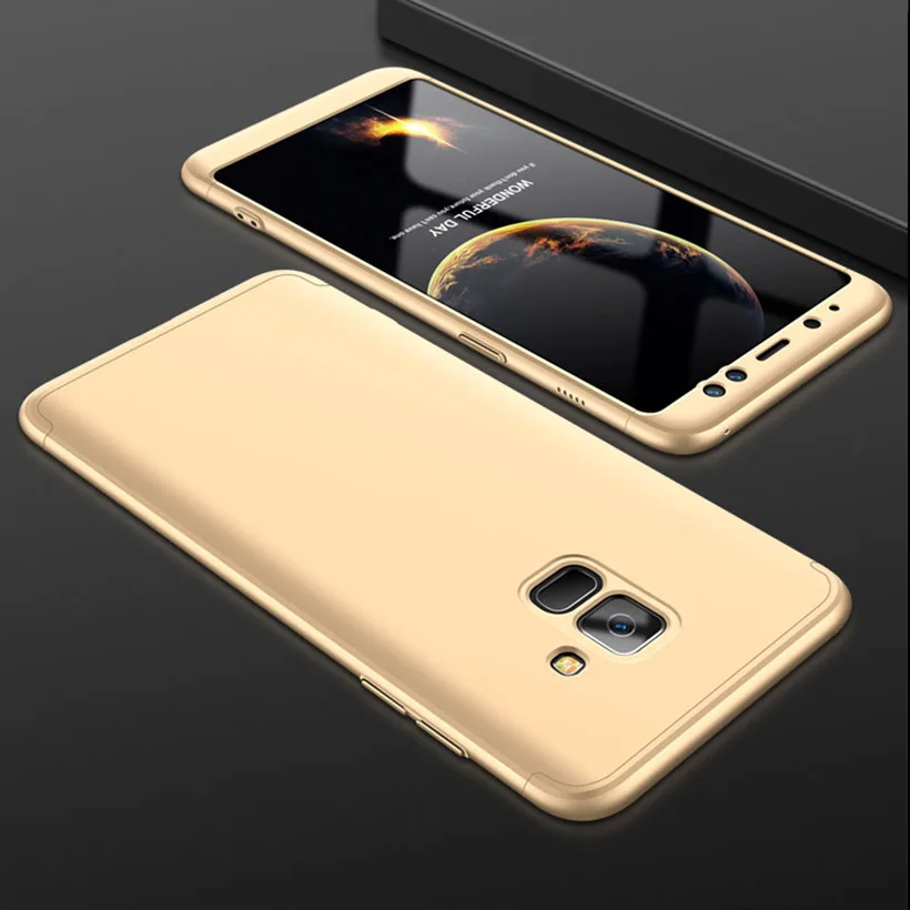 GKK 360 градусов Чехлы для samsung Galaxy A6 A7 A8 A8S A9 A9S Pro Star Lite Note 9 8 S10e S10 S9 S8 плюс S6 S7 края Обложки