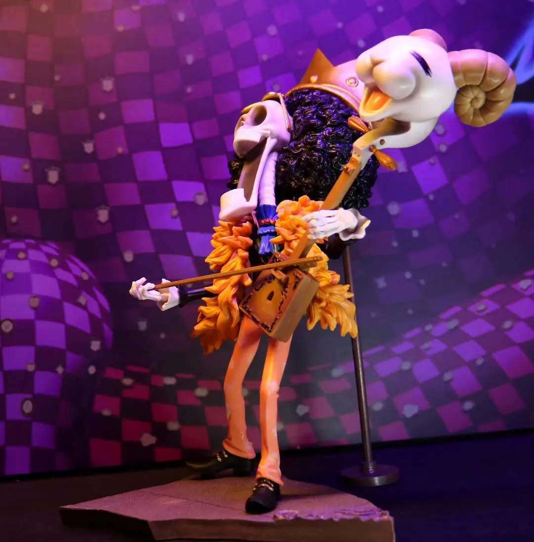 Аниме One Piece Brook играет Erhu 2018 китайский новый год Ver. Милая фигурка модель
