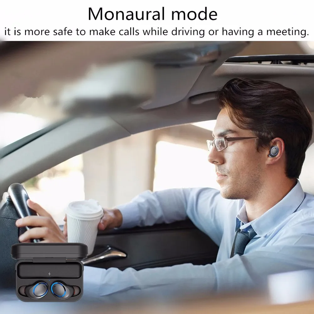 Awei T3 TWS бинауральные Bluetooth наушники водонепроницаемые наушники-вкладыши стерео с