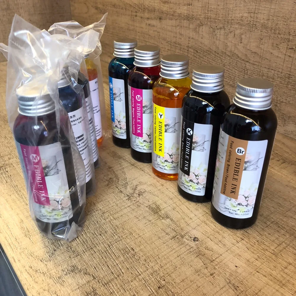 Универсальный пищевой принтер 4 цвета 100 мл|Наборы для заправки чернилами| |