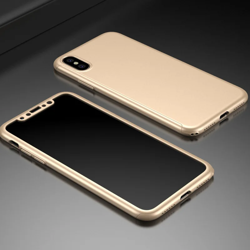 Чехол для мобильного телефона iPhone X 7 6s плюс 360 градусов ПК весь посылка падение