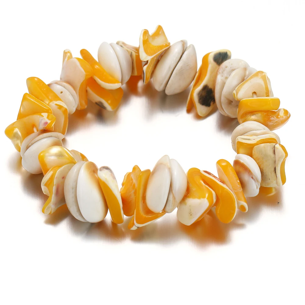 2019Liujun brand jewelry Shell bracelet for women accessories bohemian bracelet fashion charm friendship summer rainbow bracelet - Окраска металла: B008c