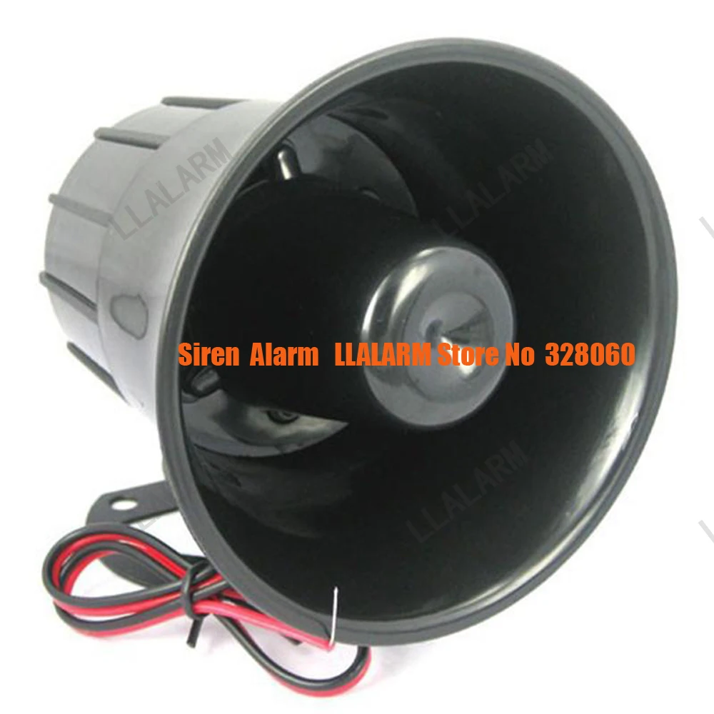 12 В постоянного тока проводной громкий сигнал сирены рога открытый с кронштейном