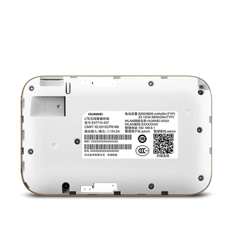 Оригинальный Huawei E5771 9600mAh внешний аккумулятор 4G LTE WiFi роутер мобильный Hotspot ключ UMTS