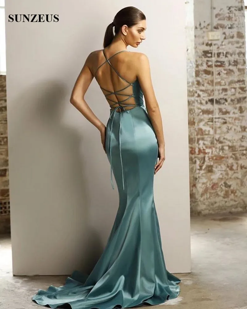 Простая оболочка бордовые атласные платья свидетельницы 2020 сексуальная