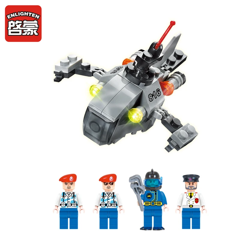 Enlighten модели Здание игрушка Совместимость с LEGO Лего Legos Конструктор E816 382 блок