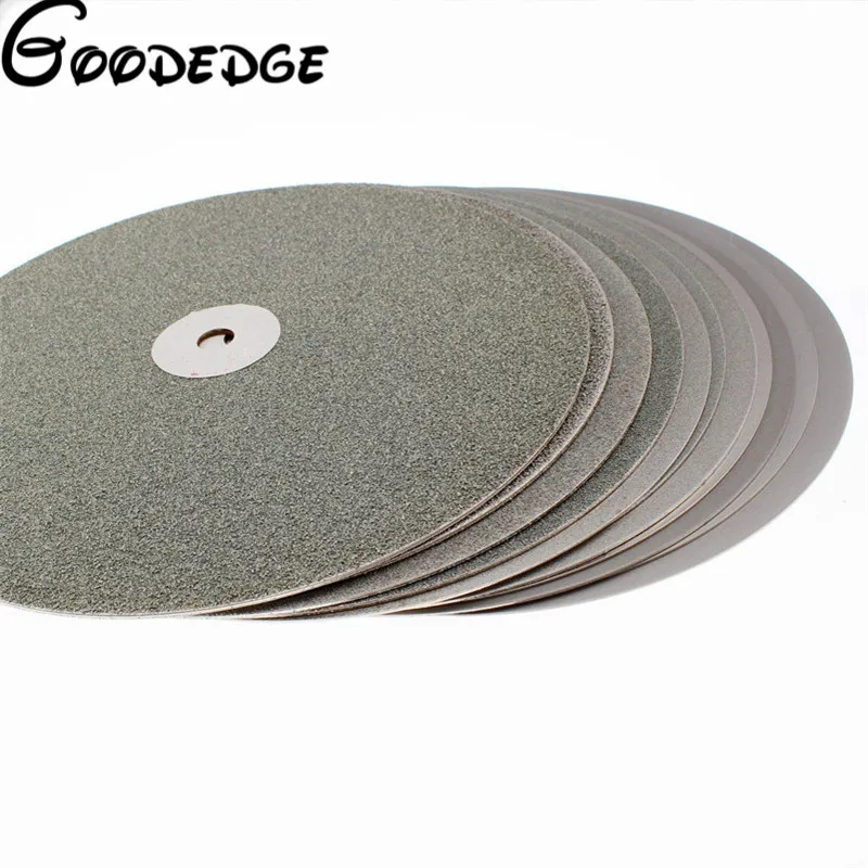 12&quot inch Grit 60-2000 Electroplated Diamond Grinding Disc Wheel Coated Flat Lap Disk Lapidary Tools for Gemstone Jewelry Glass |