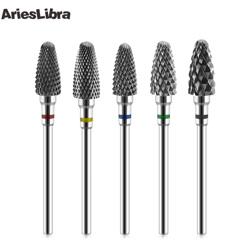 AriesLibra Carbide Nail Drill Bit Manicure Machine Tungsten Milling Cutter Drilling Electric File Pedicure | Красота и здоровье