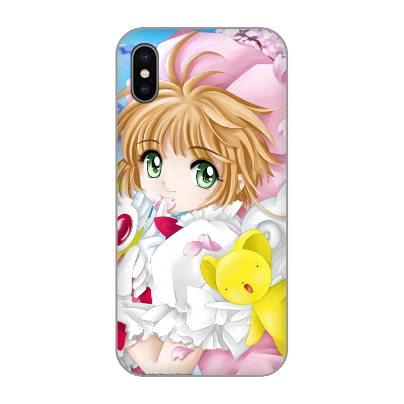 Япония Аниме искатель карт Sakura для Apple iPhone 8 7 плюс 6s 6 X XR XS Max SE 5S 5c 5 4S 4 ТПУ мягкий
