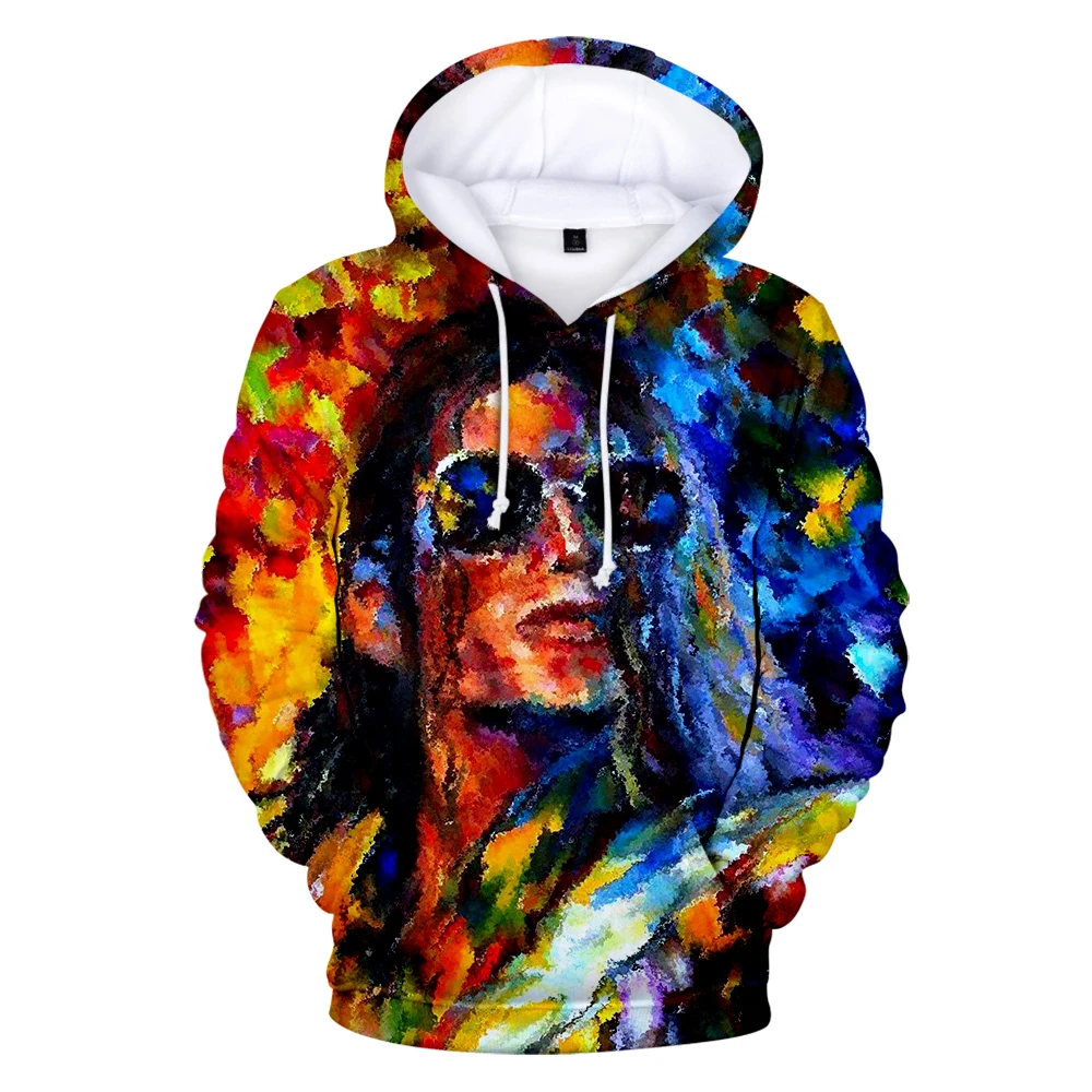 Michael Jackson Hooded Sweatshirt Male pullover Keep warm Hoody Singer Michael Jackson Hip Hop Harajuku Men Streetwear