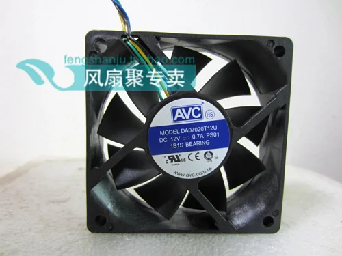 Новый оригинальный 7cm7020 12V0. 7A DA07020T12U 4-контактный PWM вентилятор объем воздуха |