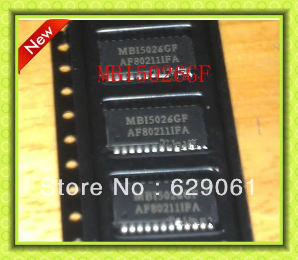 

Бесплатная доставка, новинка, MBI5026 MBI5026GF SOP-24 LED16