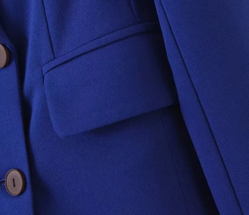 Женские костюмы осень 2019 новый женский свободный двубортный длинный Костюмный