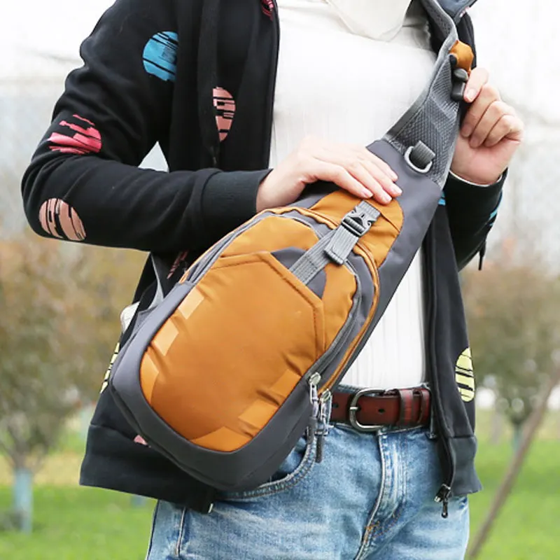 Новая нейлоновая нагрудная сумка модная дорожная через плечо для мужчин и женщин