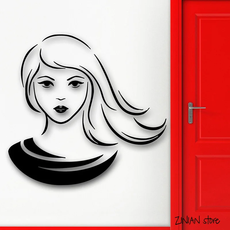 

Красивые женские настенные наклейки, сексуальные наклейки для девочек, настенные наклейки для подростков, спальни, модный стиль, художеств...