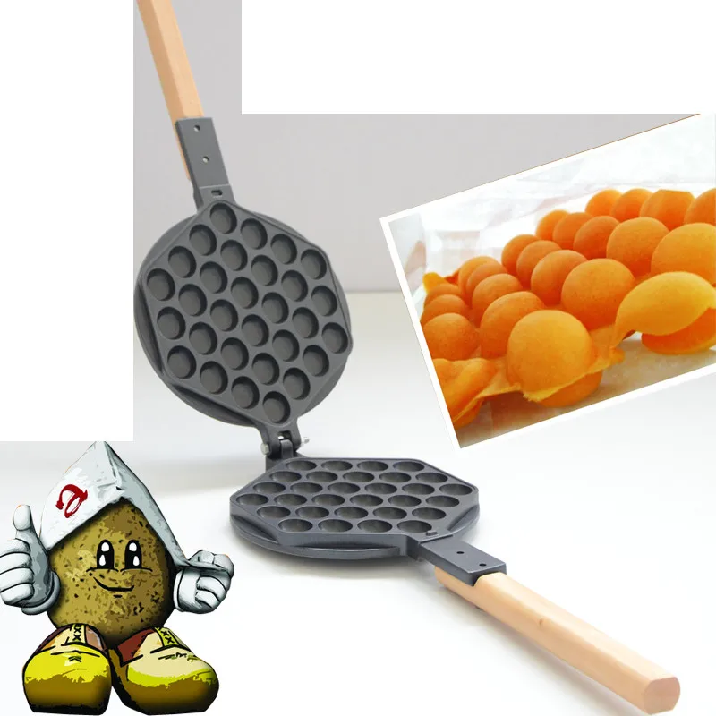 Offerte Stufa Top Antiaderente Di Hong Kong Uovo Soffio Di Ferro Eggettes Egg Waffle Pan Wafer Uovo Makers