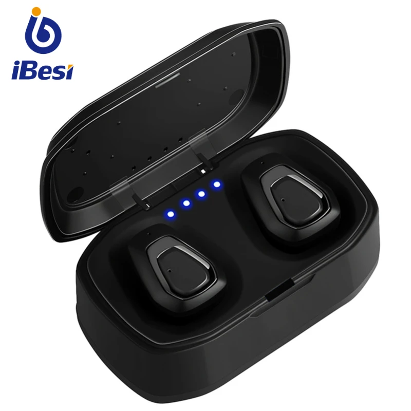 Беспроводные мини наушники IBESI N7 TWS Bluetooth Спортивная гарнитура с зарядным