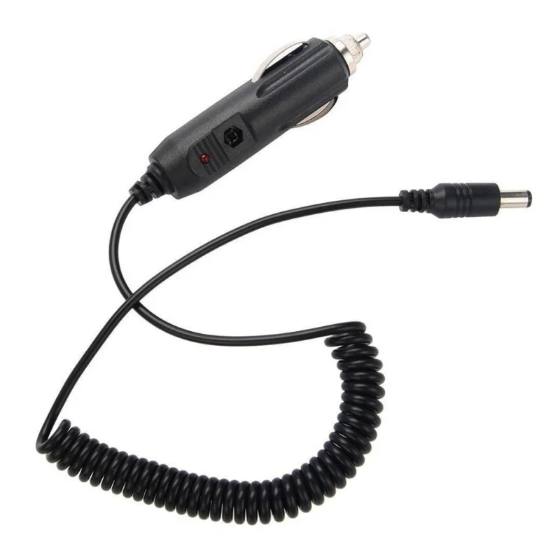 DC 12 V автомобиль Зарядное устройство Батарея кабель UV-5R UV5R+ UV-5RE плюс зарядки Кабели для Dual Band Радио