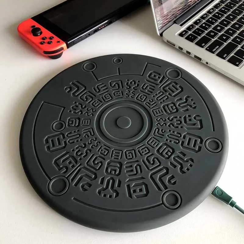 Беспроводное зарядное устройство Magic Circle для быстрой зарядки Qi iPhone X XS 8 samsung Xiaomi