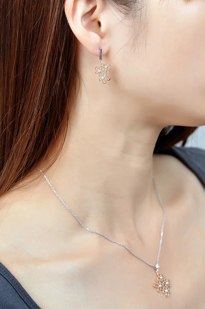 Женское ожерелье из серебра 925 пробы с подвеской | Украшения и аксессуары