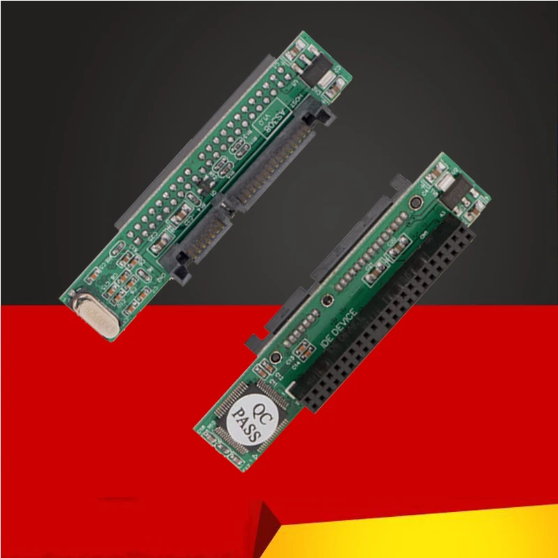 НОВЫЙ 2 5 &quotЖенский 44 pin IDE для 7 + 15 22 Male SATA адаптер жесткого диска конвертер 5&quot