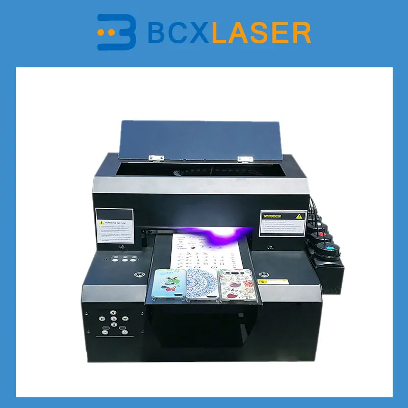 A4 small size uv printing machine for phone case pen keyring id card printing enlarge