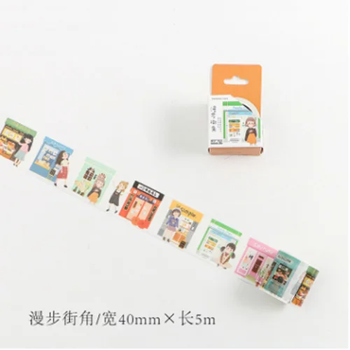 1х ежедневная серия companionship DIY декоративная маскирующая лента kawaii васи лента канцелярские товары клейкая лента этикетка наклейка - Цвет: A20