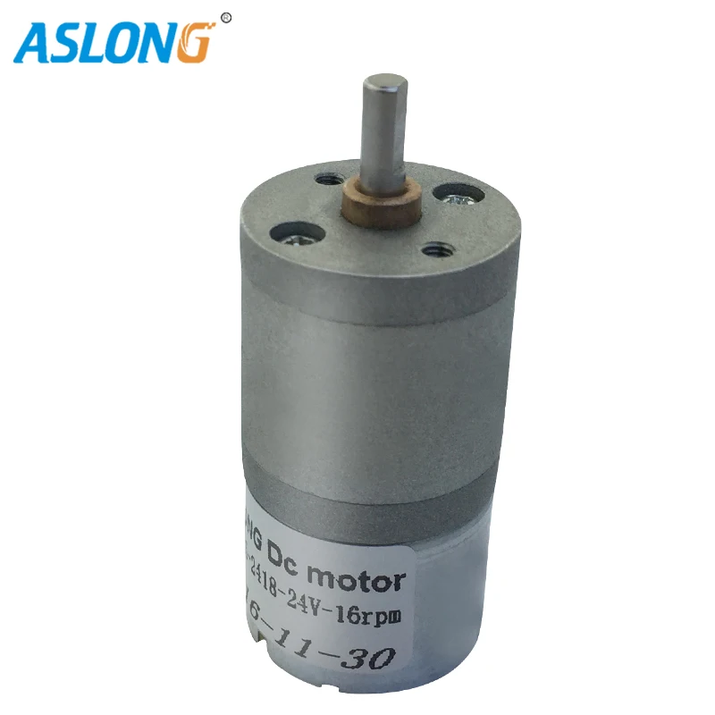 Фото Aslong JGA25 2418 12V 24V бесщеточный двигатель постоянного тока dc motor gear motor dcgear Aslong JGA25 2418 12V 24V бесщеточный двигатель постоянного тока dc motor gear motor dcgear