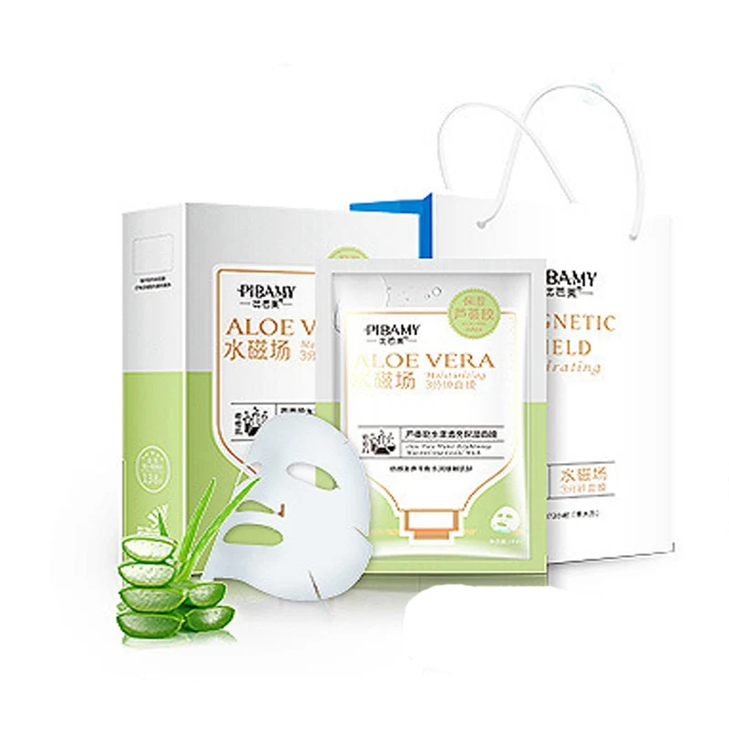 AloeVeraGel Bibarei бренд Гиалуроновая кислота/Алоэ Вера резинка/ромашка снимает Восстанавливающая увлажняющая маска - Цвет: AloeVeraGel