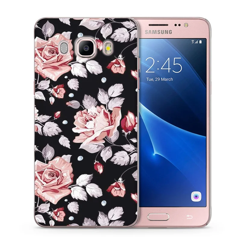 Для Samsung Galaxy A320F J730F A3 A5 J2 prime J3 J5 J7 G530H S8/plus Note 8 цветной мягкий чехол с цветочным