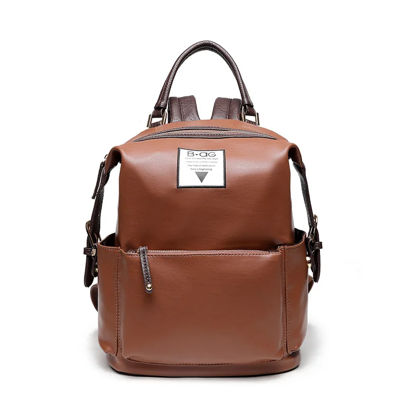 

longmiao Fashion Women Backpack High Quality PU Leather Backpacks for Teenage Girls Female School Shoulder Bag Bagpack mochila