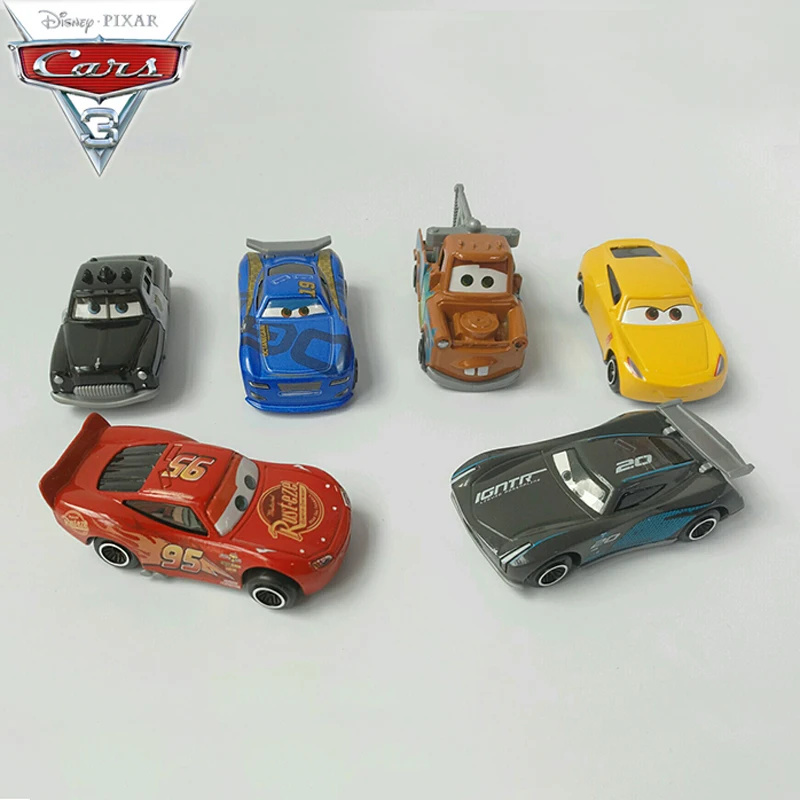 Машинки из м/ф тачки 3 Disney игрушечная Металлическая машинка Молния Маккуин черная
