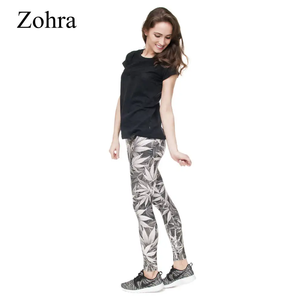 2017 Zohra стильные спортивные брюки свободного размера с 3D принтом в виде белых и