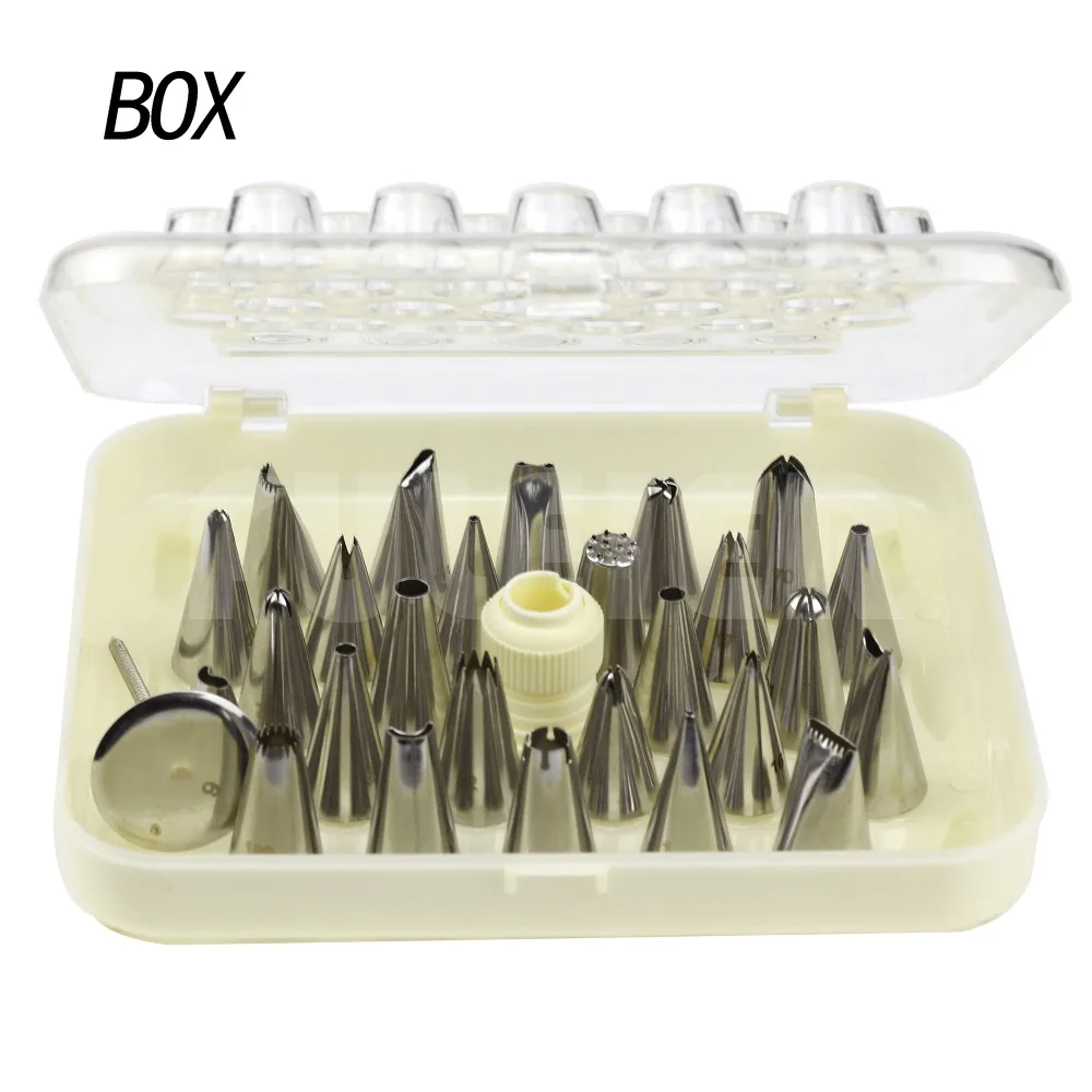 Набор насадок для выпечки кондитерских изделий 28 шт | Дом и сад