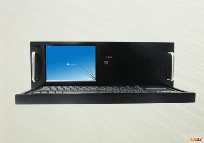 4U industrial server device integrated chassis HD size 8-inch touch screen panel PC Power 1.2 thicken |