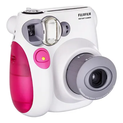 Моментальная фотокамера Fujifilm Instax Mini 7 s синий и розовый цвета бесплатная