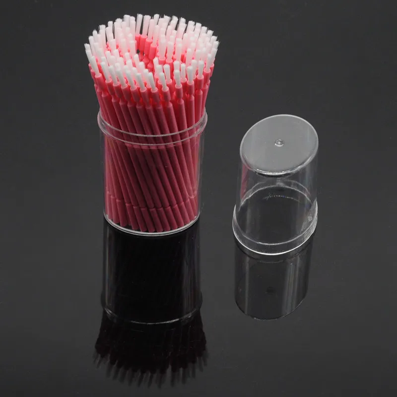 

100PCS Dental Disposable Micro Applicators Brushes Teeth Cleaning Brush With Box For Dentistry Clinic