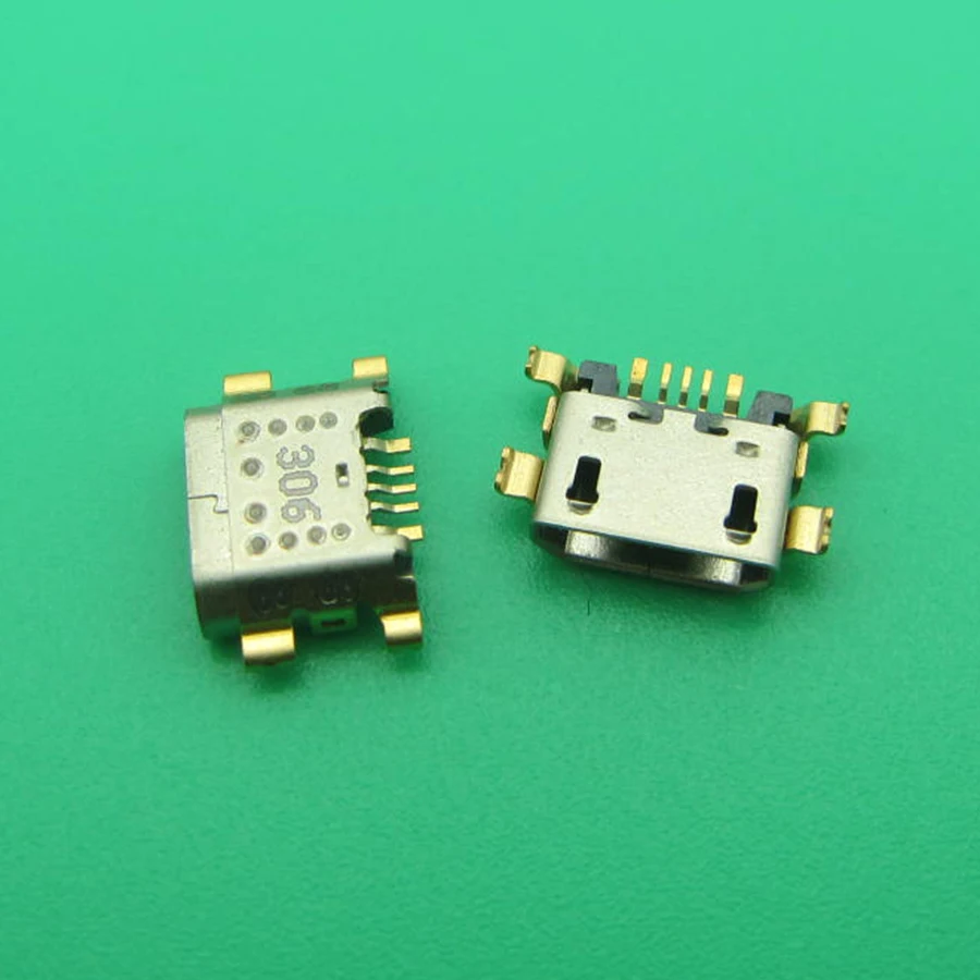 50pcs for OPPO VIVO Y67 Xiaomi Redmi Micro USB Charging Data Plug Socket Good Quallity Repair Jack Dock Female Connector 5 PI
