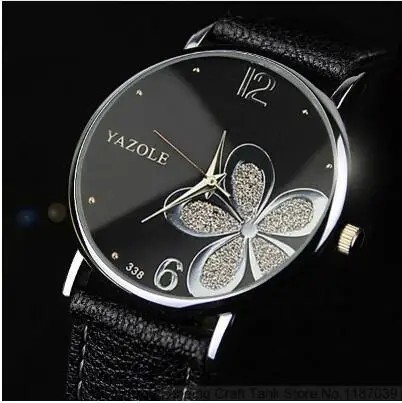 Женские наручные часы YAZOLE брендовые кварцевые с цветами Relogio Feminino 2019 | Наручные