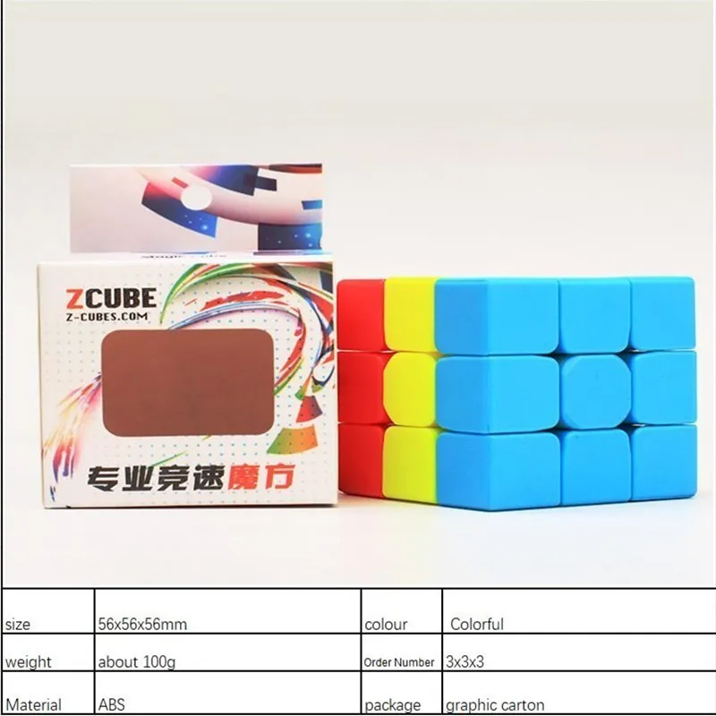 

Zcube Sandwich Bump Graceful Three Steps Magic Neo Cube Kindergarten Colour Magic Cube Children Oxyphylla Educational Toys
