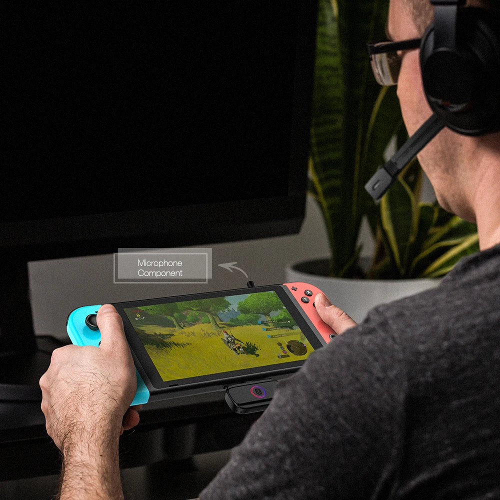Беспроводной bluetooth-аудиоадаптер GameSir R3 для nintendo Switch, аудио передатчик, поддержка голосового чата для nintendo Switch